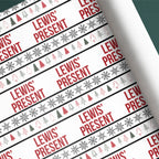 Christmas Present Name Gift Wrap