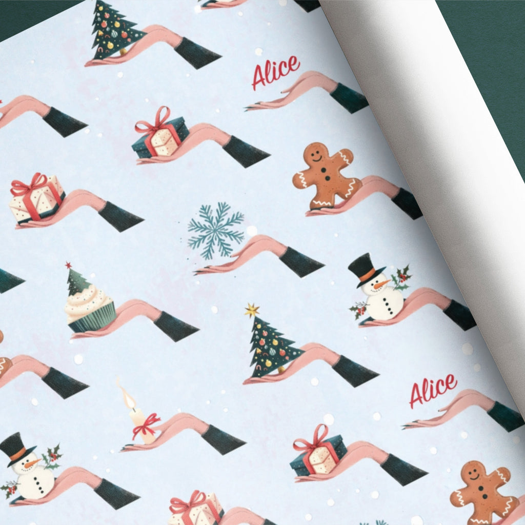 Presents Name Gift Wrap