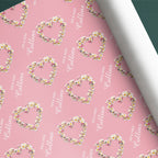 Wedding Flowers Name Gift Wrap