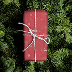 Snowflakes Name Gift Wrap