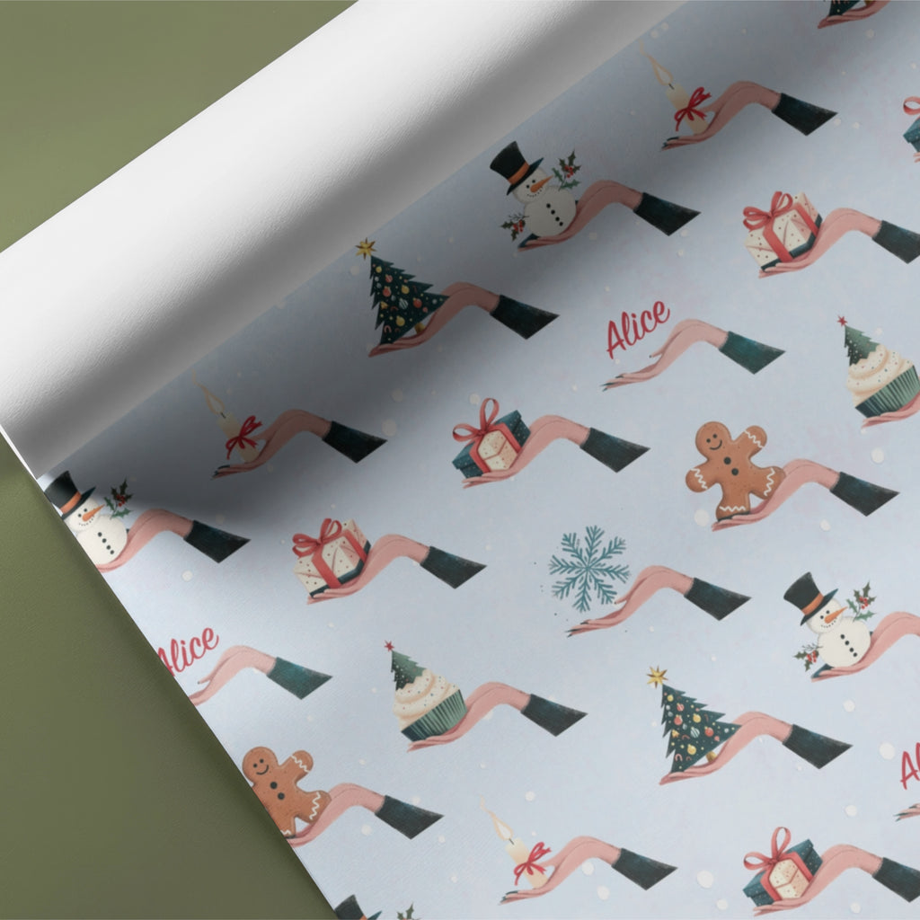 Presents Name Gift Wrap