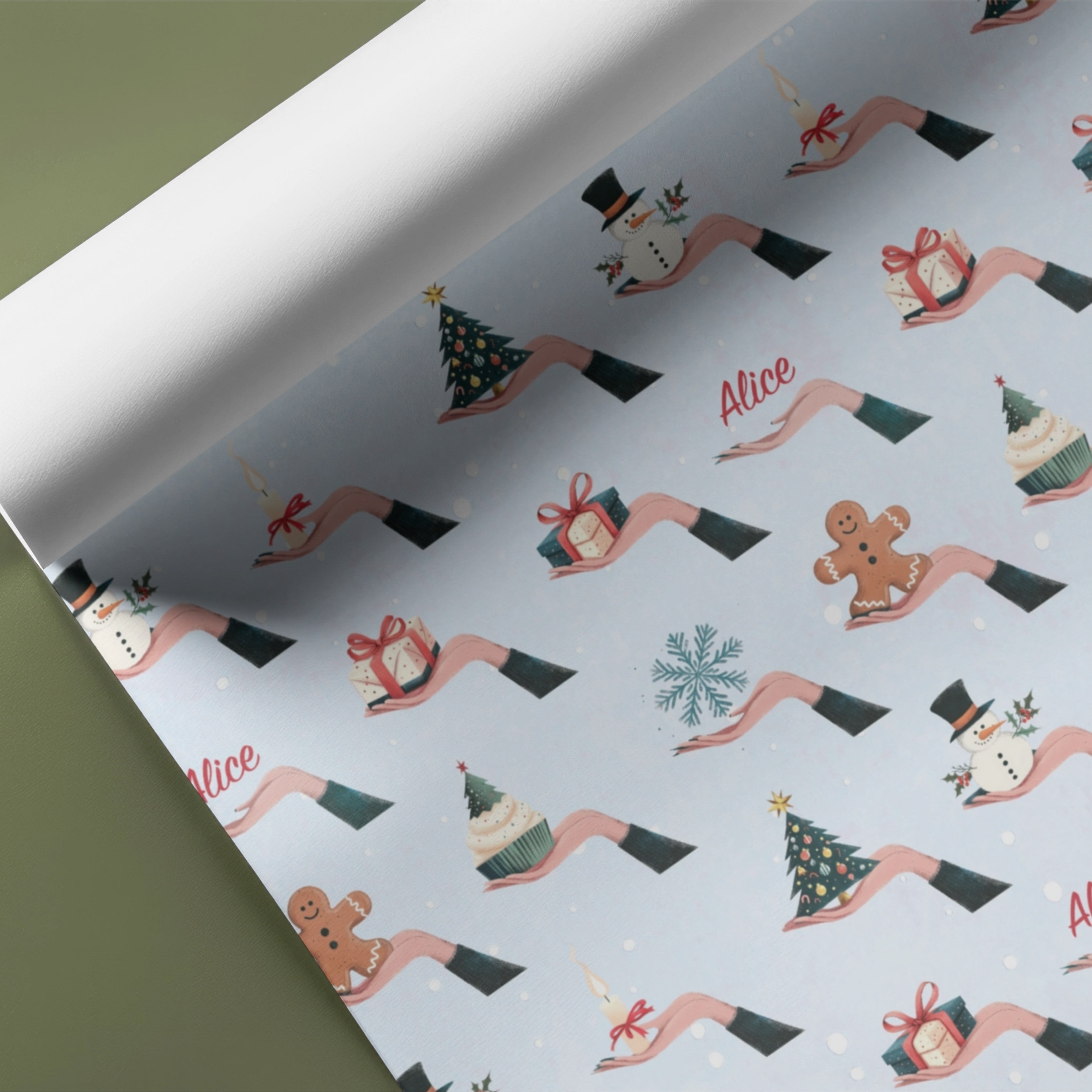 Presents Name Gift Wrap