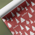 Christmas Trees Name Gift Wrap